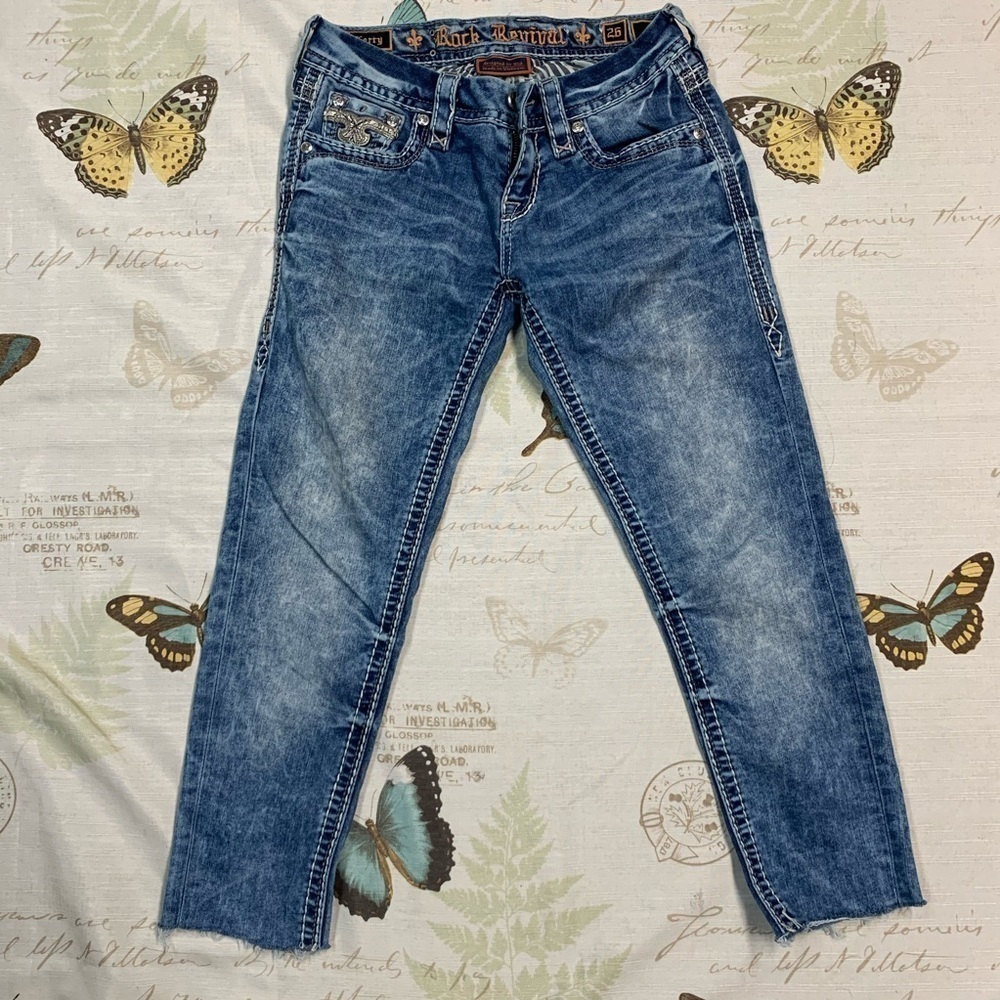 Rock revival Kerry skinny denim‎ Capri